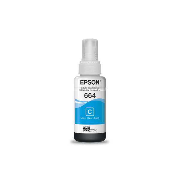 Imagem de Tinta Epson L3150 Garrafa Refil Tinta Epson T664220 Al Cian