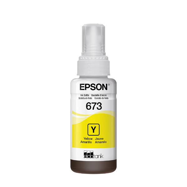 Imagem de Tinta Epson L3150 Garrafa Refil Tinta Epson T673420al Amarelo