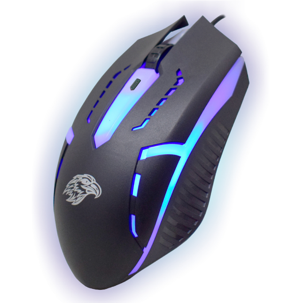 Imagem de Mouse Gamer K-Mex Moa8 Led 3dpi 1600 Usb - Moa834oi001cb0x