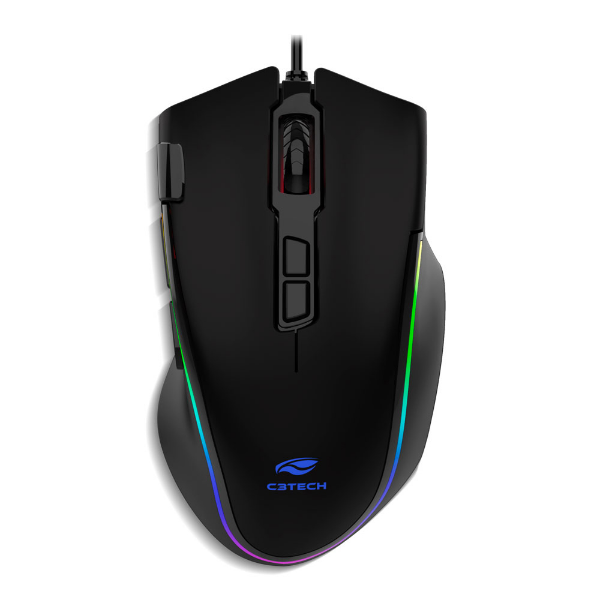 Imagem de Mouse Gamer C3tech Usb Fury Preto - Mg-520bk