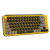 Imagem de Teclado Mecanico Sem Fio Logitech Pop Keys - Amarelo Blast - 920-010710