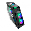 Imagem de Gabinete Gamer Pixxo Gs Preto Rgb C/ Fans Lateral Vidro -  Htlk6s21a6