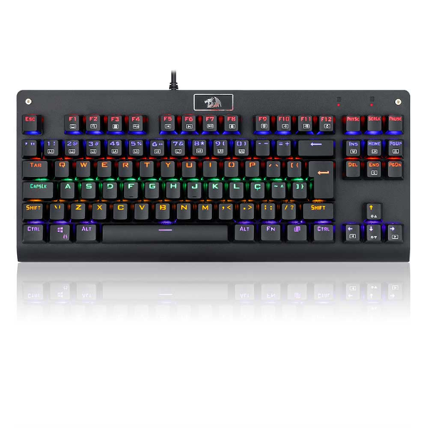 Imagem de Teclado Mecanico Redragon Dark Avenger Preto Switch Blue - K568r