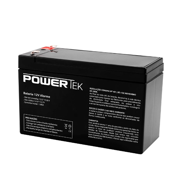 Imagem de Bateria Powertek 12v Alarme - En011a