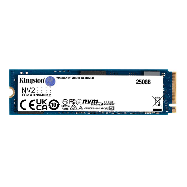 Imagem de Ssd Kingston Nv2 250gb M.2 2280 Nvme Pcie 4.0 - Snv2s/250g