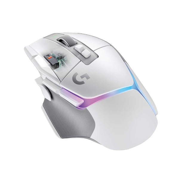 Imagem de Mouse Gamer Sem Fio Logitech G502 X Plus Lightspeed Com Rgb Lightsync - Branco - 910-006170