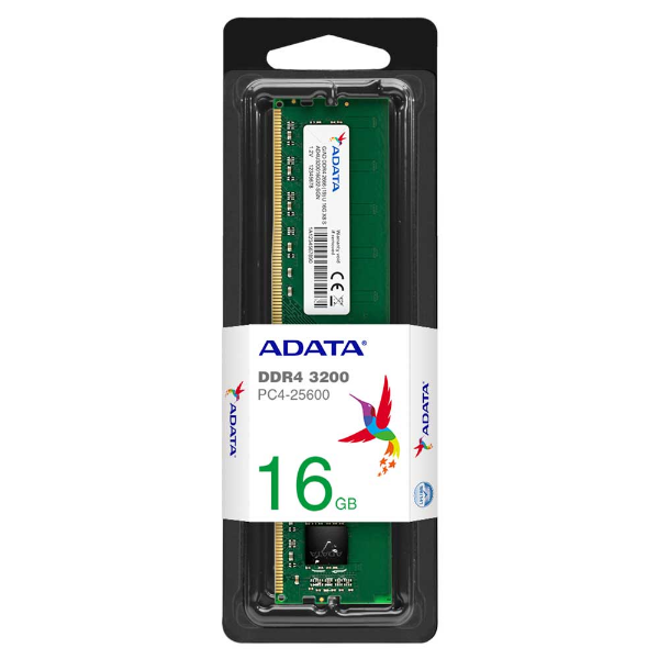 Imagem de Memoria Adata 16gb Ddr4 3200mhz 1.2v Desktop - Ad4u320016g22-Sgn