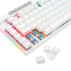 Imagem de Teclado Optico Gamer Magic-Wand Pro Rgb Branco Switch K587w-Rgb-Pro (Pt-Brown)