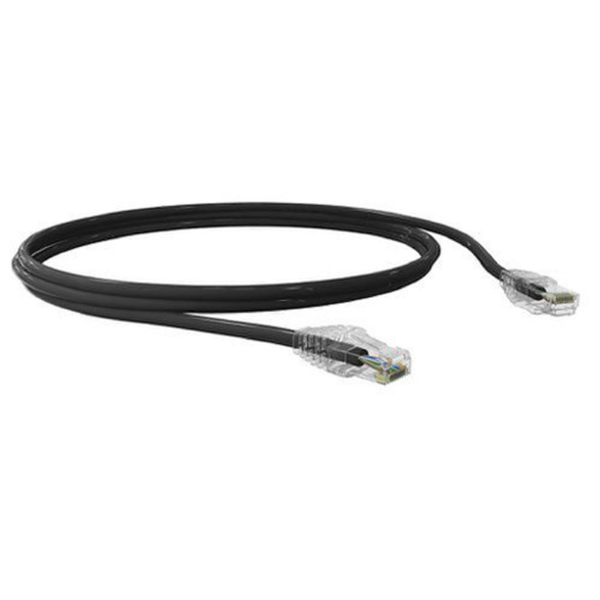 Imagem de Patch Cord Cat.5e U/Utp Furukawa Sohoplus, 1.5 Metros, T568a, Cmx - Preto - 35104007