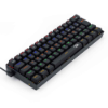 Imagem de Teclado Gamer Mecanico Lakshmi Rainbow Preto Switch Marrom K606r (Pt-Brown)