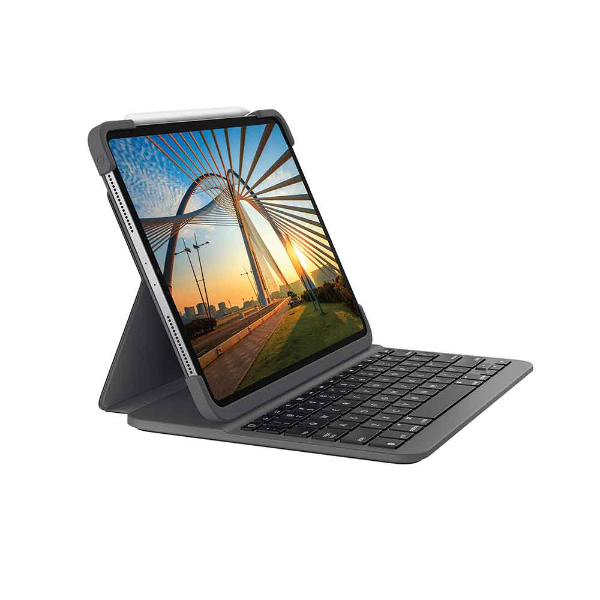 Imagem de Capa Com Teclado Logitech Slim Folio Pro Para Ipad Pro 12.9" 3ª E 4ª Geracao - 920-009703