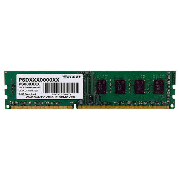 Imagem de Memoria Patriot 4gb Ddr3 1600mhz 1.5v Signature - Desktop - Psd34g160081