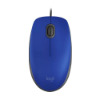 Imagem de Mouse Com Fio Usb Logitech M110 Silent - Azul - 910-006662