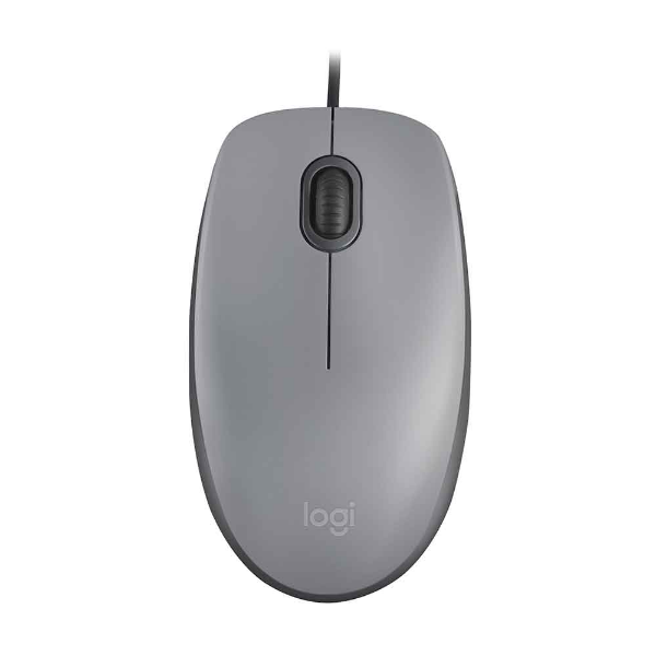 Imagem de Mouse Com Fio Usb Logitech M110 Silent - Cinza - 910-006757