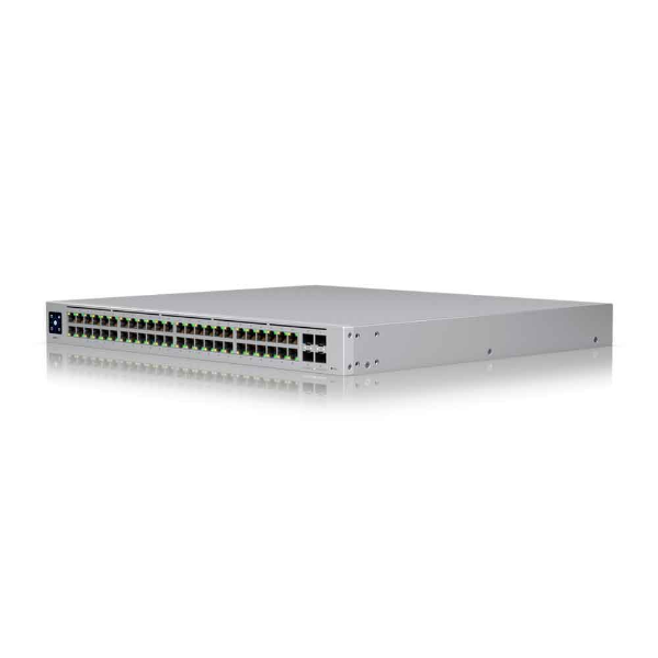 Imagem de SWITCH UBIQUITI GERENCIAVEL L3 48 PORTAS GIGABIT + 04 SFP+ DE 10GB USW-PRO-48 RACK