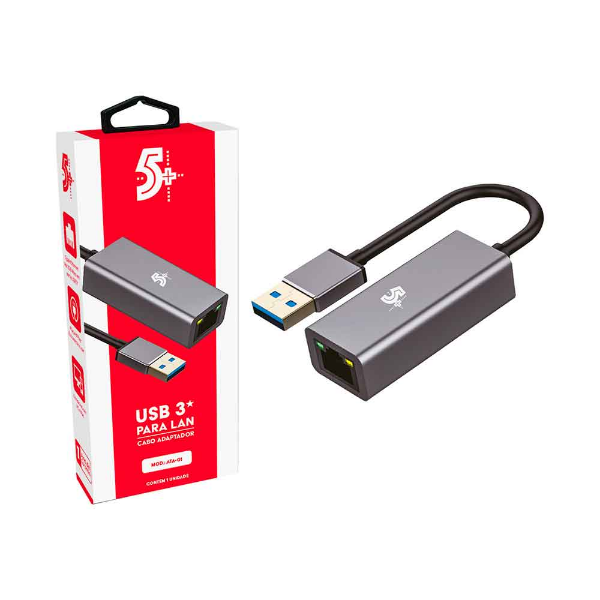 Imagem de Cabo Adaptador Santana Usb 3.0 Para Lan - 10/100/1000mbps