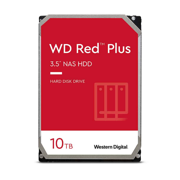 Imagem de Hd Wd Red Plus Nas 10tb Para Servidor 3.5" - Wd101efbx