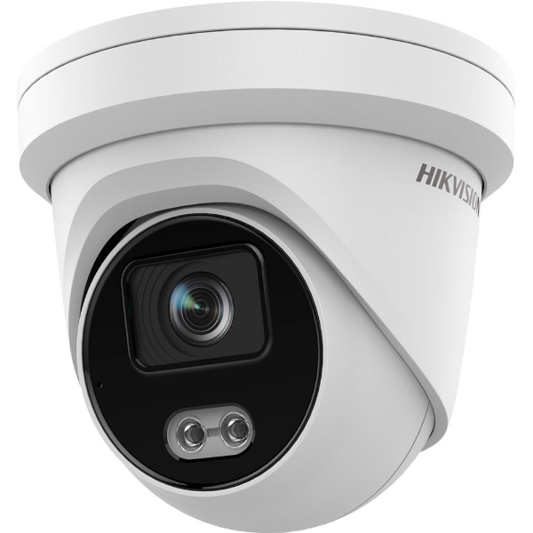 Imagem de Camera Ip 4mp Dome 2.8mm Ds-2cd2347g2-Lu Colorvu Acusense Wdr130db Ip67 H2.65+ Microfone Embutido Slot Microsd  - Hikvision