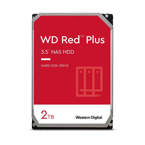 Imagem de HD WD Red Plus NAS 2TB para Servidor 3.5" - WD20EFPX