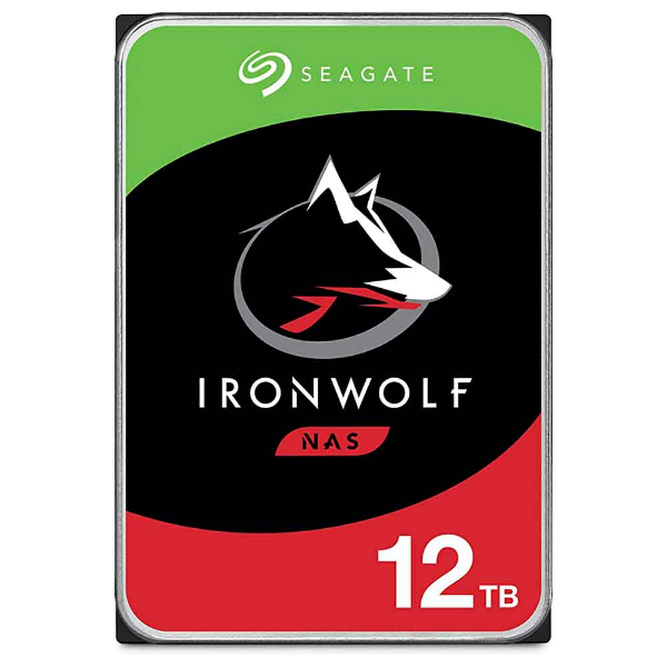 Imagem de HD Seagate IronWolf 12TB para NAS, 7200RPM, 256MB, SATA - ST12000VN0008