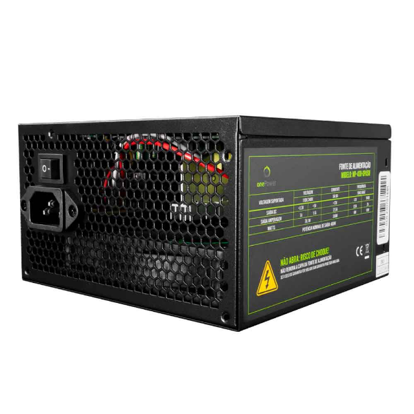 Imagem de FONTE ONE POWER ATX 400W AUTOSWITCH S/CABO MP-400-OPASW