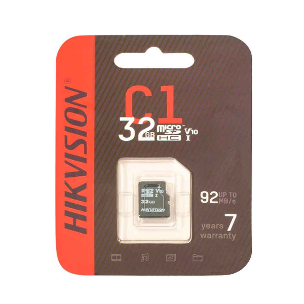 Imagem de CARTAO DE MEMORIA SD HIKVISION CLASS 10UHS-I 32GB - HS-TF-C1/32G