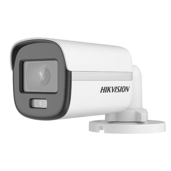 Imagem de CAMERA AN 2MP BULLET FLEX 2.8MM PLASTICA SMART LIGHT 20M COLORVU IP67 OUTDOOR DWDR 3D DNR DS-2CE10DF0T-PF HIKVISION