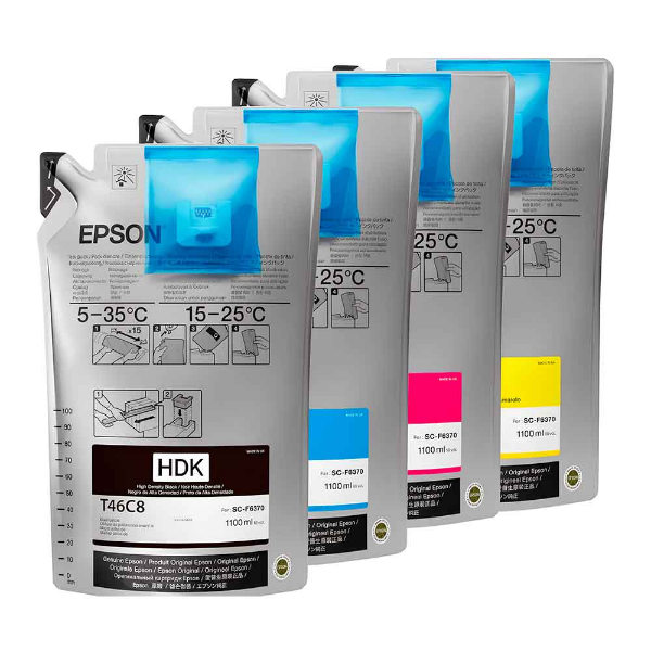 Imagem de KIT TINTA ULTRACHROME EPSON CMYK