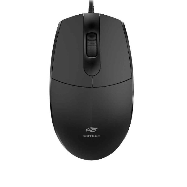 Imagem de Mouse Com Fio C3Tech MS-29BK, USB, 1200 DPI