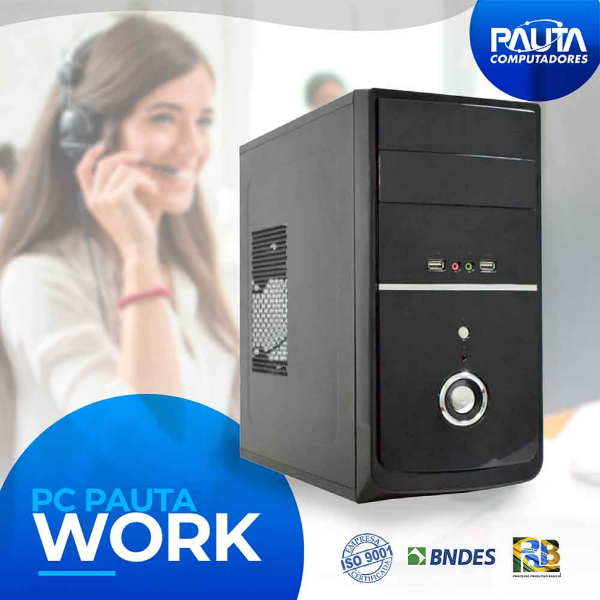 Imagem de PC PAUTA WORK PENTIUM GOLD G5900/ 4GB/ 128GB SSD/ FREEDOS