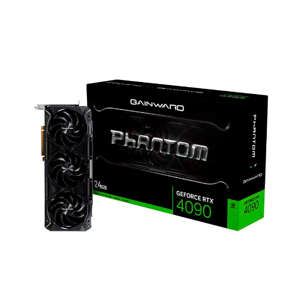 Imagem de Placa de Vídeo GainWard GeForce RTX 4090 Phantom, 24GB, GDDR6X, 384bits - NED4090019SB-1020P