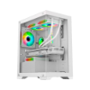 Imagem de GABINETE GAMER K-MEX AQUARIO POSEIDON WHITE MICRO ATX - CG-W1H5