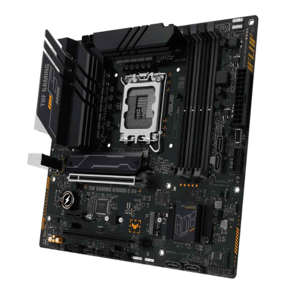 Imagem de Placa Mãe Asus TUF Gaming B760M-E D4, DDR4, LGA1700, Micro ATX