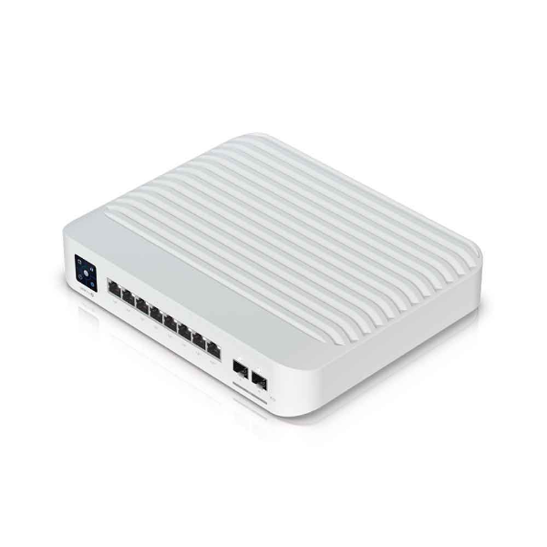 Imagem de Switch Gerenciável Ubiquiti Pro 8 PoE, L3, 6P GbE PoE+, 2P GbE PoE++, 2P SFP+ 10G - USW-PRO-8-POE