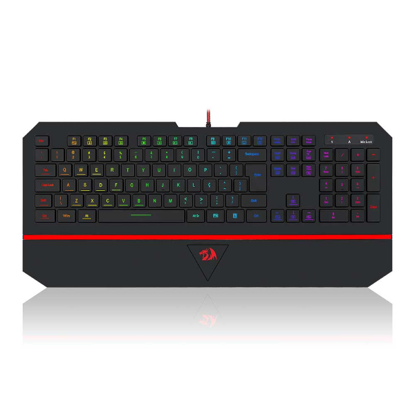 Imagem de TECLADO REDRAGON MEMBRANA GAMER RGB PRETO KARURA 2 K502RGB (PT)