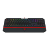 Imagem de TECLADO REDRAGON MEMBRANA GAMER RGB PRETO KARURA 2 K502RGB (PT)