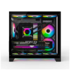 Imagem de GABINETE GAMER LIKETEC KIRRA BLACK RGB COM FAN MICRO ATX PRETO 2033