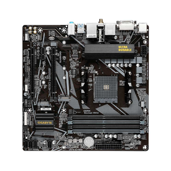 Imagem de Placa Mãe Gigabyte B550M DS3H AC (rev. 1.7), DDR4, AM4, Micro ATX