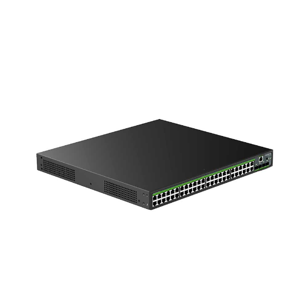 Imagem de Switch Gerenciável Intelbras S3352G-PB, L3, 48P Gigabit Ethernet PoE, 4P SFP+ - 4760102