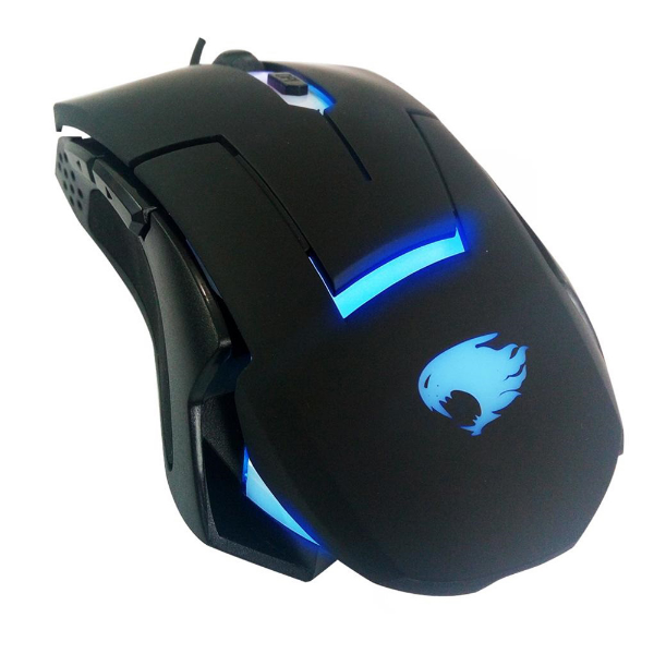 Imagem de Mouse Gamer G-Fire Mog013lglb Usb Pto/ Led Azul Dpi 800/1200/1600/2800