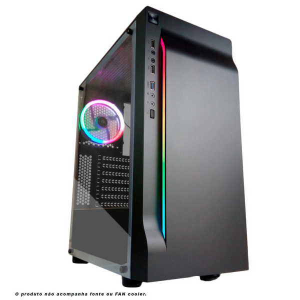 Imagem de GABINETE PC GAMER PIXXO CG01 RGB S/FONTE