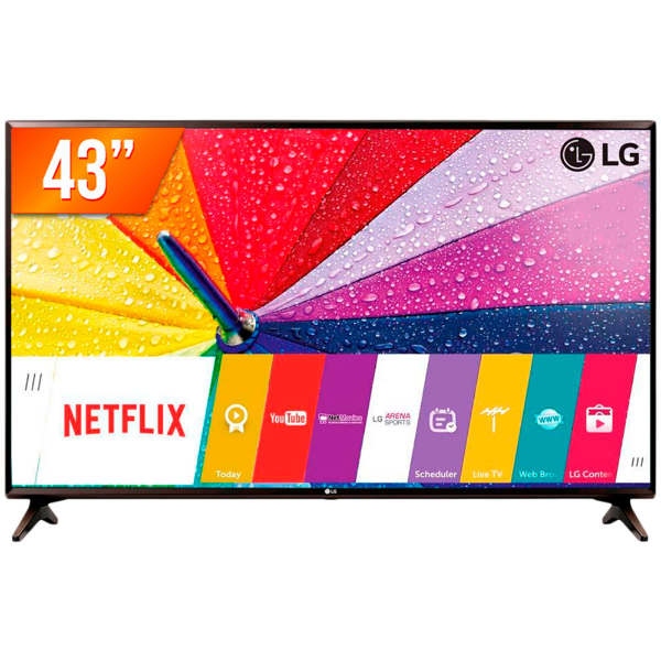 Imagem de Tv Smart Tv Lg 43p Led 43lm631c Fhd Hdmi Usb Thinq-Ai