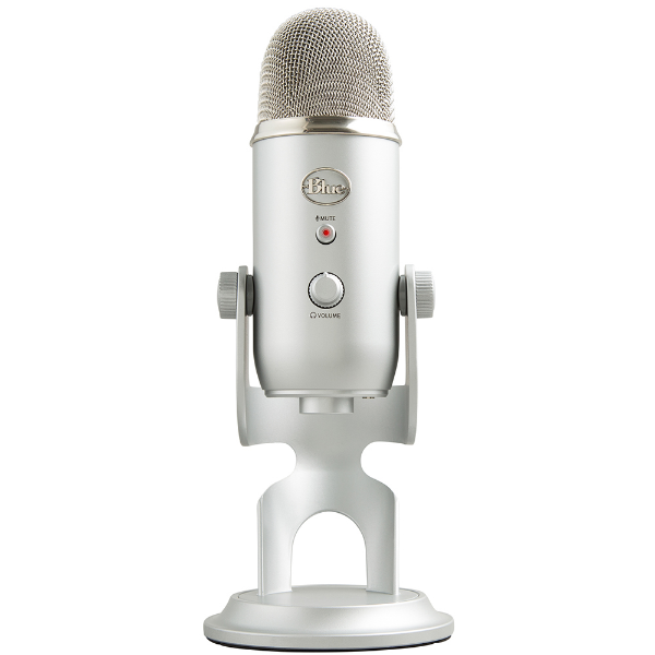 Imagem de Microfone Condensador Usb Blue Yeti Nano - Prata - 988-000103