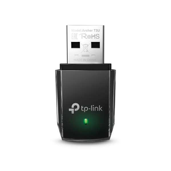 Imagem de Usb Adaptador Wireless Tplink Usb Archer T3u Mini Mu Mimo Ac1300