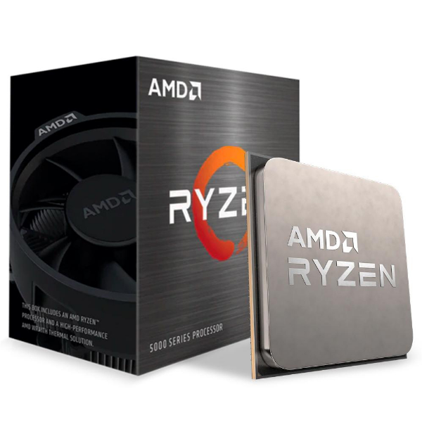 Imagem de Processador Amd Ryzen 5 5600x 3.7ghz (4.6ghz Turbo), 6-Core, 12-Threads, 35mb Cache, Amd4 - 100-100000065box