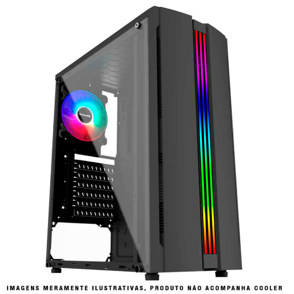 Imagem de Gabinete Pc Gamer Pixxo Gf5522 S/Fonte Preto