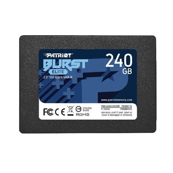 Imagem de Ssd Patriot Burst 240gb 2,5" Sata 3 - Pbe240gs25ssdr