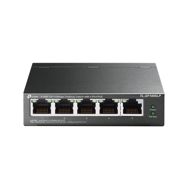 Imagem de Switch 5p 10-100 Tplink Tlsf1005lp Mesa Fast Ethernet 4p