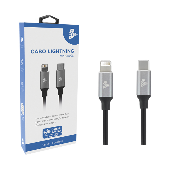 Imagem de Cabo Chip Sce Lightning Para Usb C - 2.0 - 1,2m -