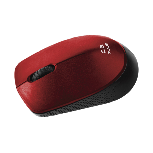 Imagem de Mouse C3plus Sem Fio Micro Receptor Vermelho - M-W17rd